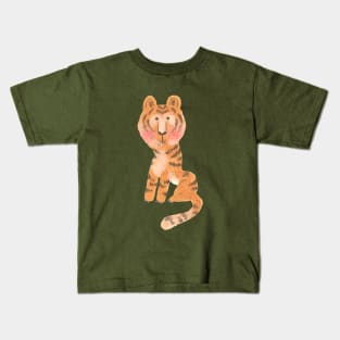 HAPPY TIGER Kids T-Shirt